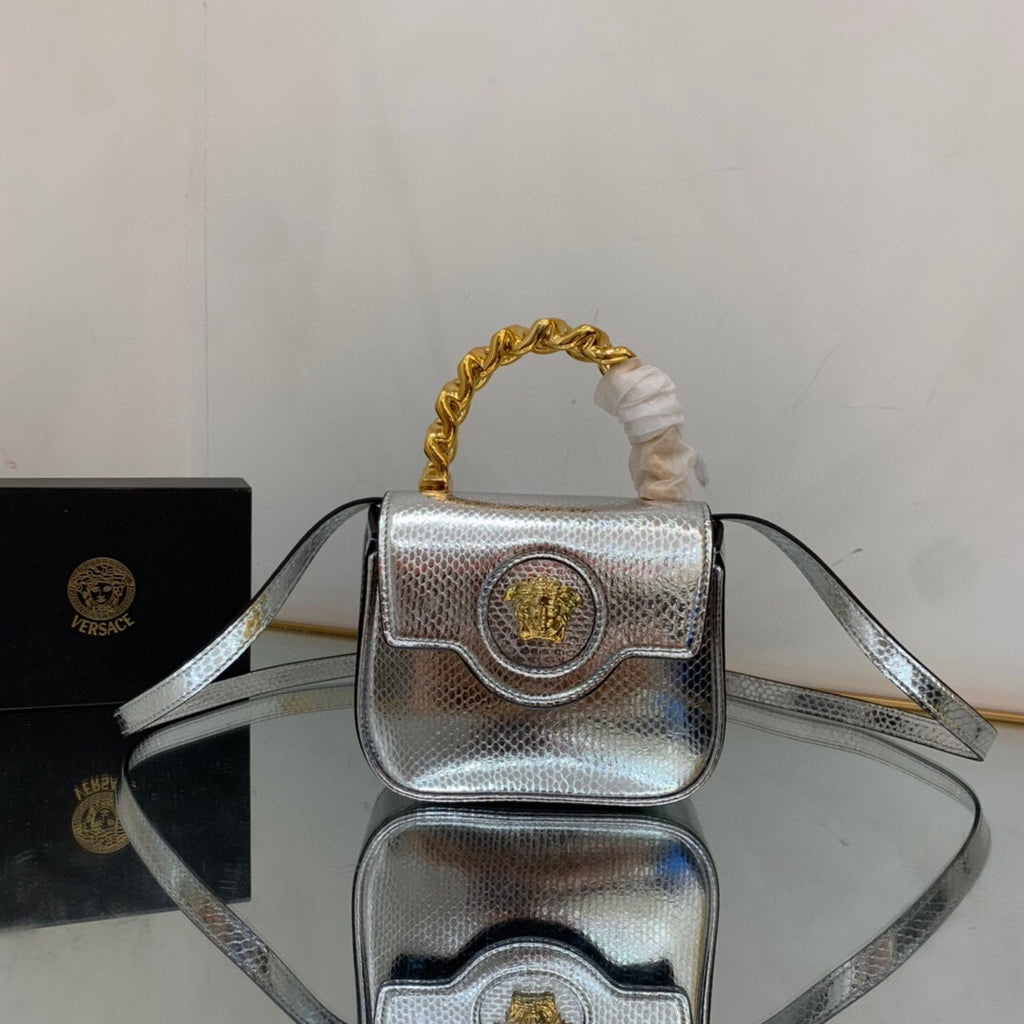 VERSACE Medusa Small Chain Top Handle Bag