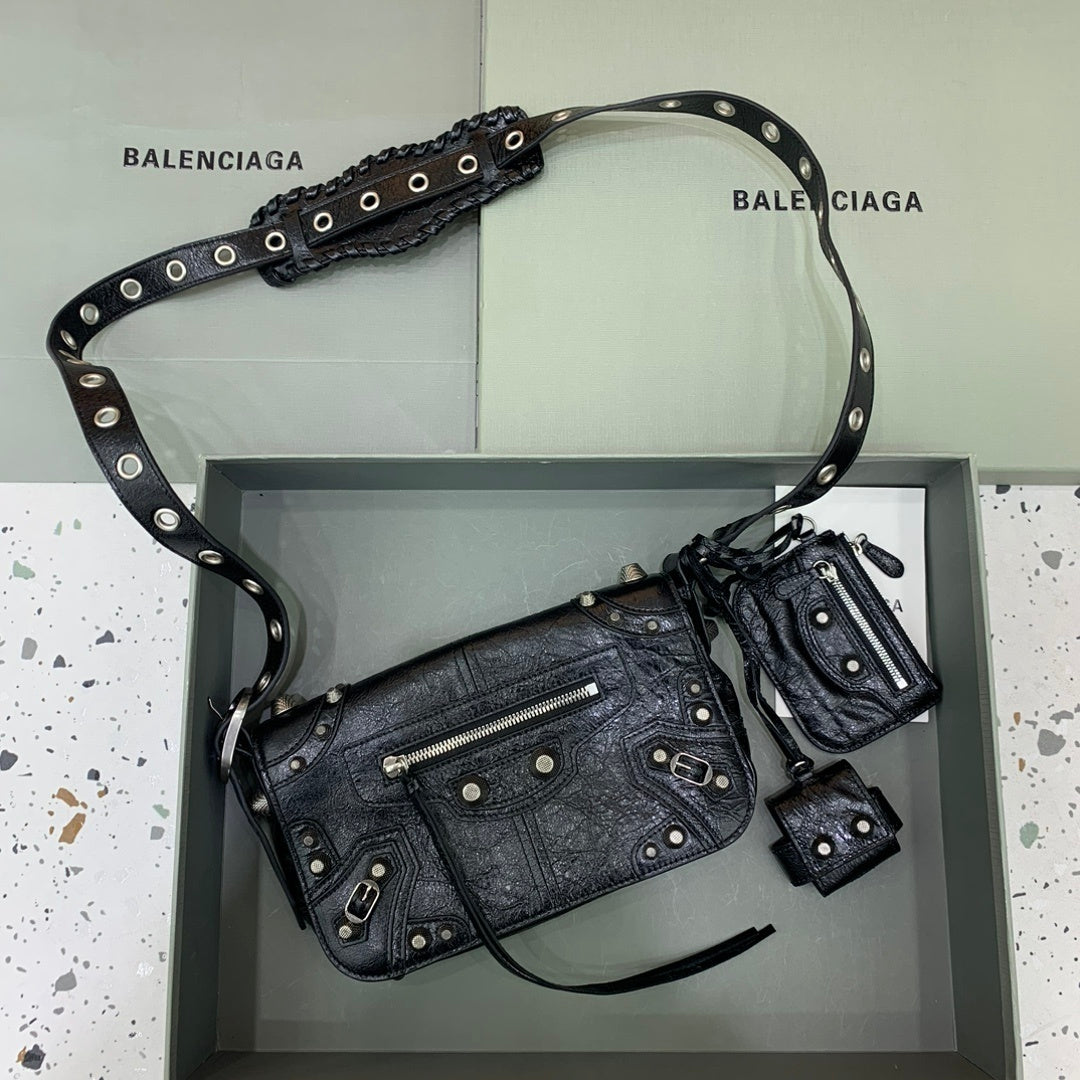 Balenciaga Motorcycle Horizontal Crossbody Bag