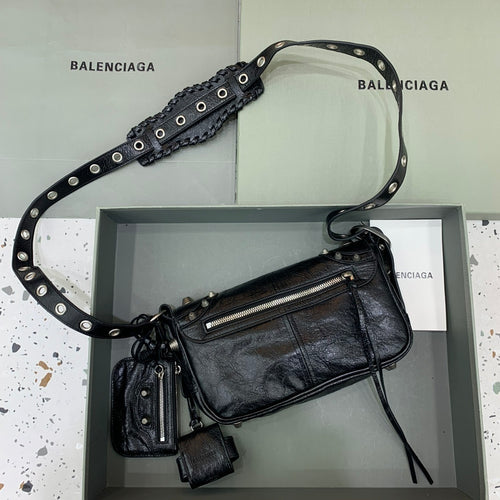 Balenciaga Motorcycle Horizontal Crossbody Bag