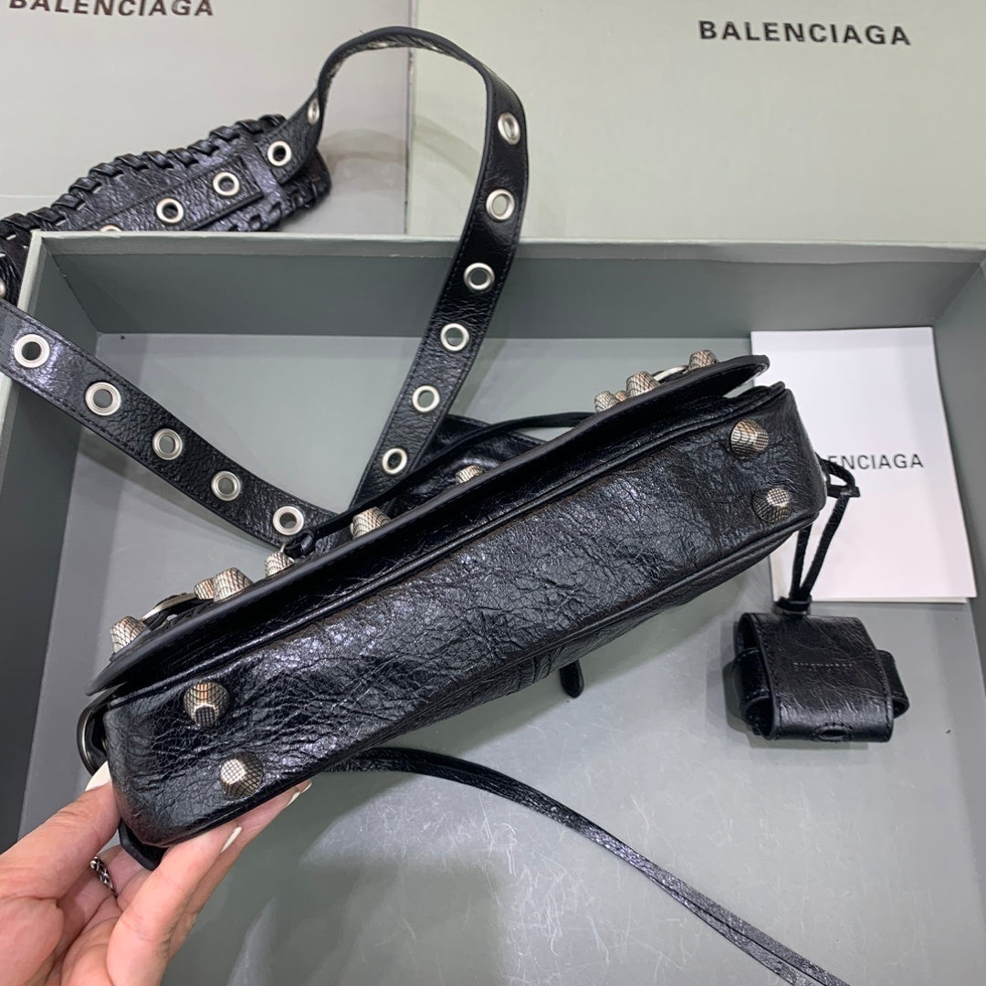 Balenciaga Motorcycle Horizontal Crossbody Bag