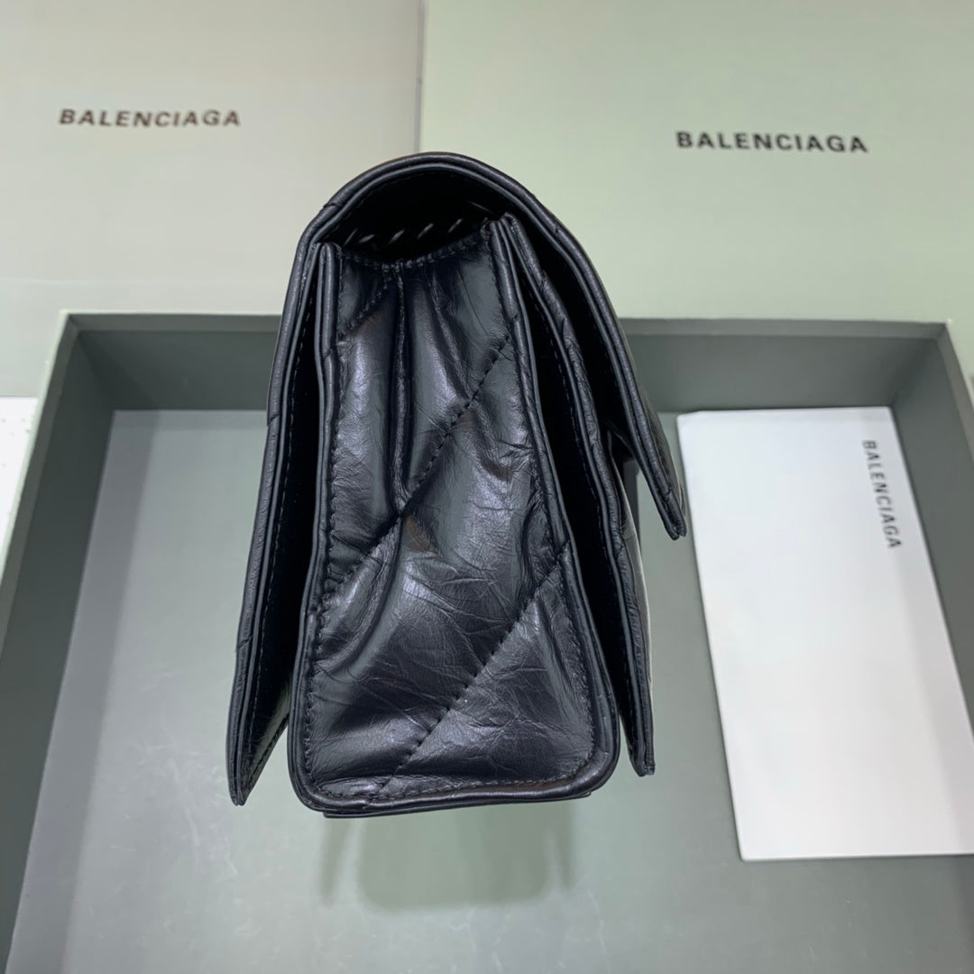 Balenciaga Crush Small Quilted Chain Bag