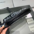 Balenciaga Waxed Leather Crossbody / Chest Bag