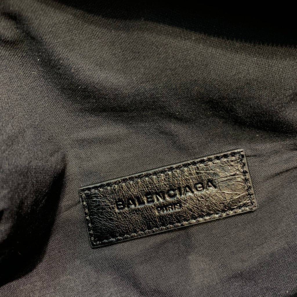 Balenciaga Waxed Leather Crossbody / Chest Bag