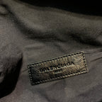 Balenciaga Waxed Leather Crossbody / Chest Bag
