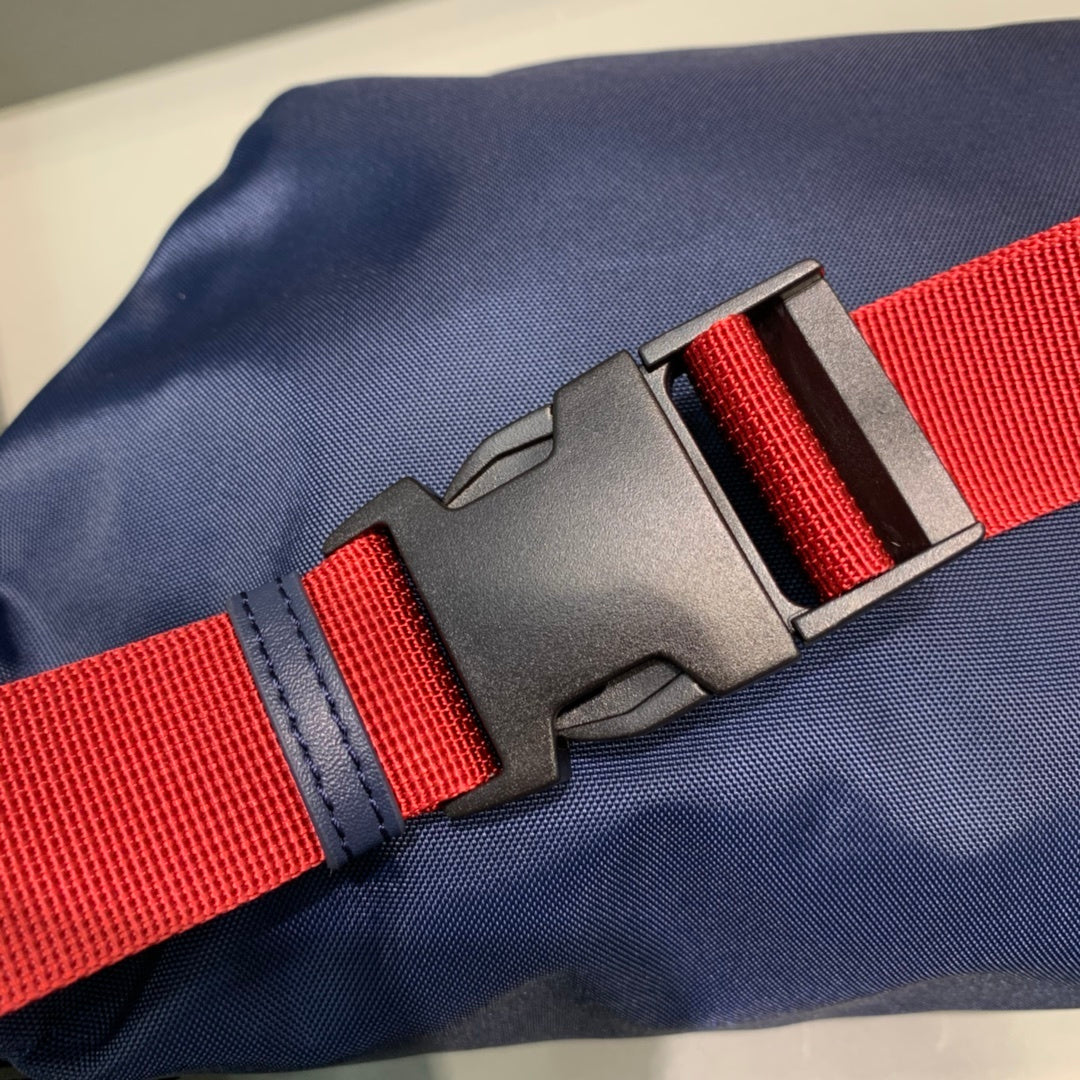 Balenciaga Wheel Logo Embroidered Belt Bag