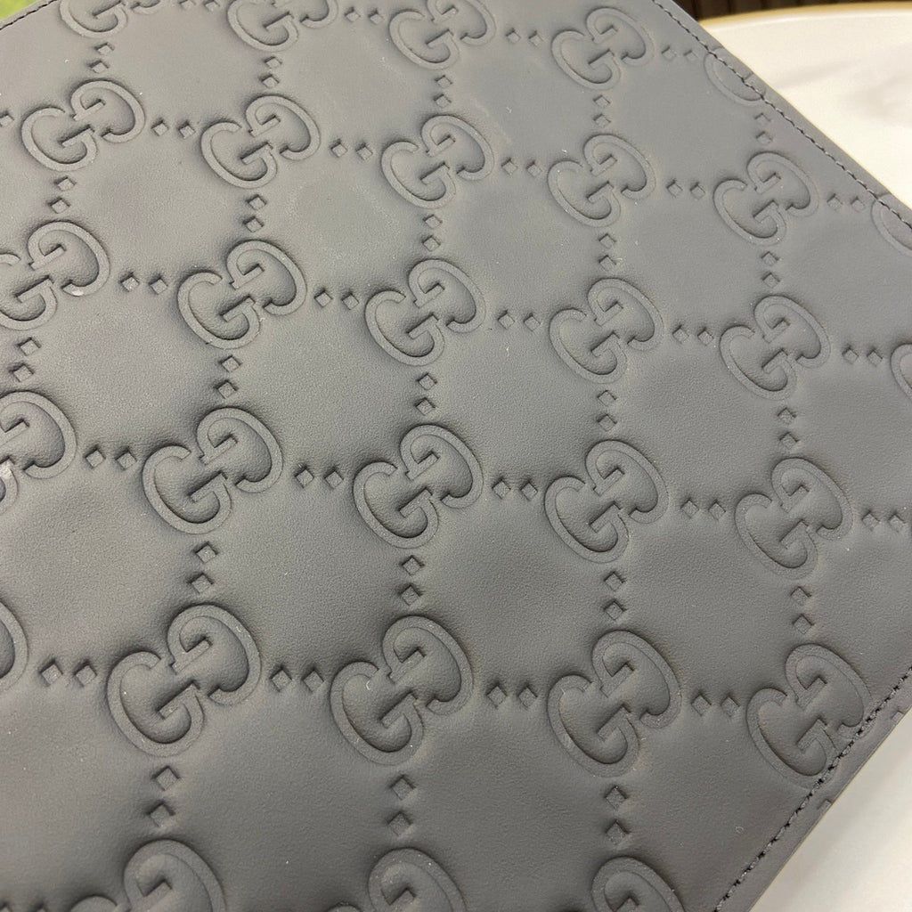 Gucci GG Rubber-Effect Clutch