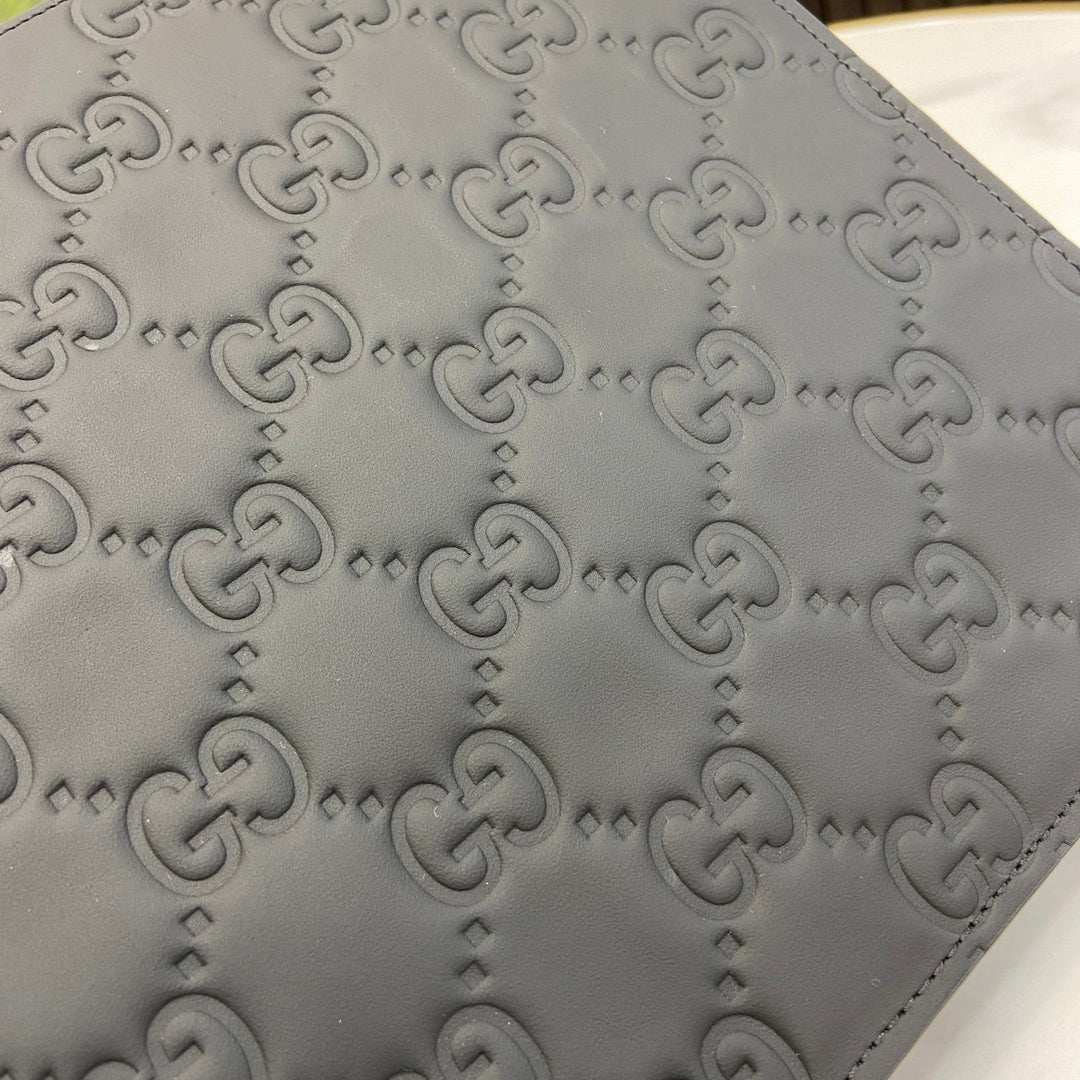 Gucci GG Rubber-Effect Clutch