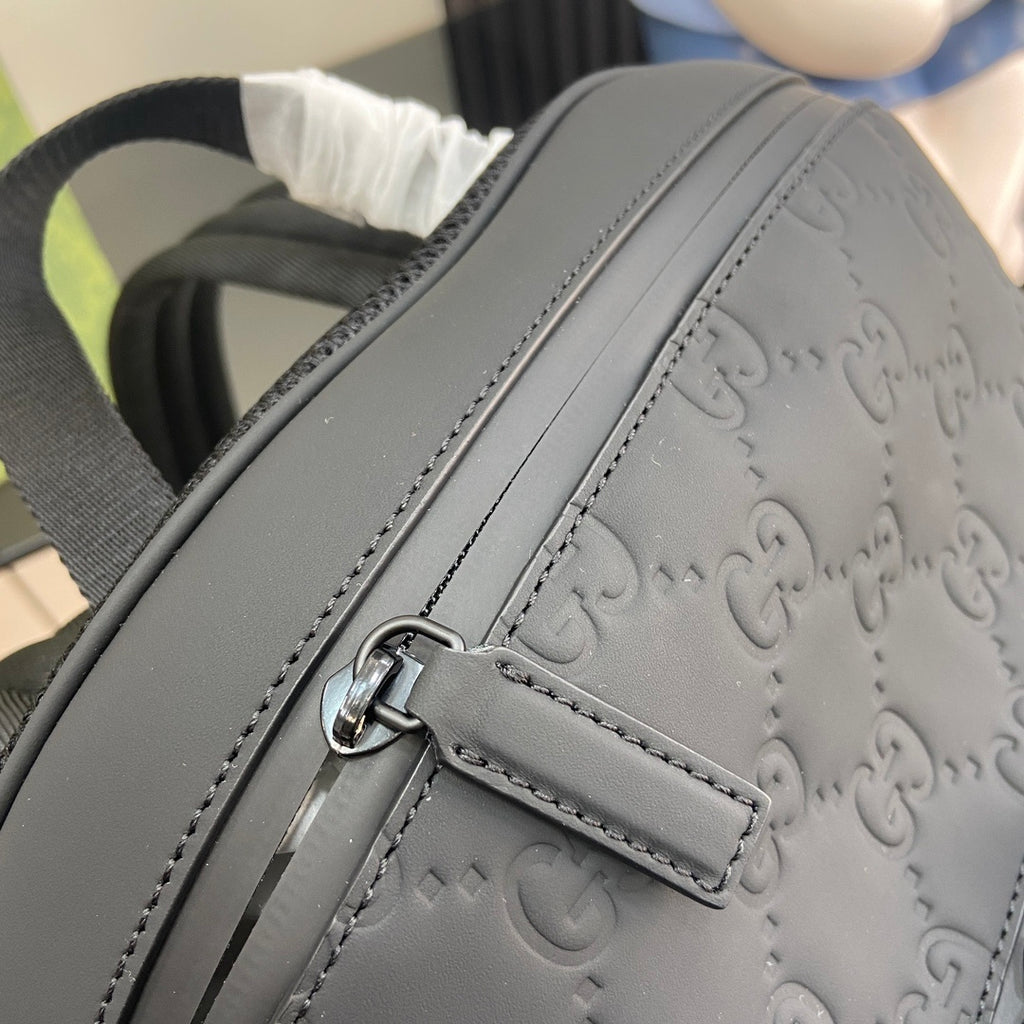 Gucci GG Rubber-Effect Backpack