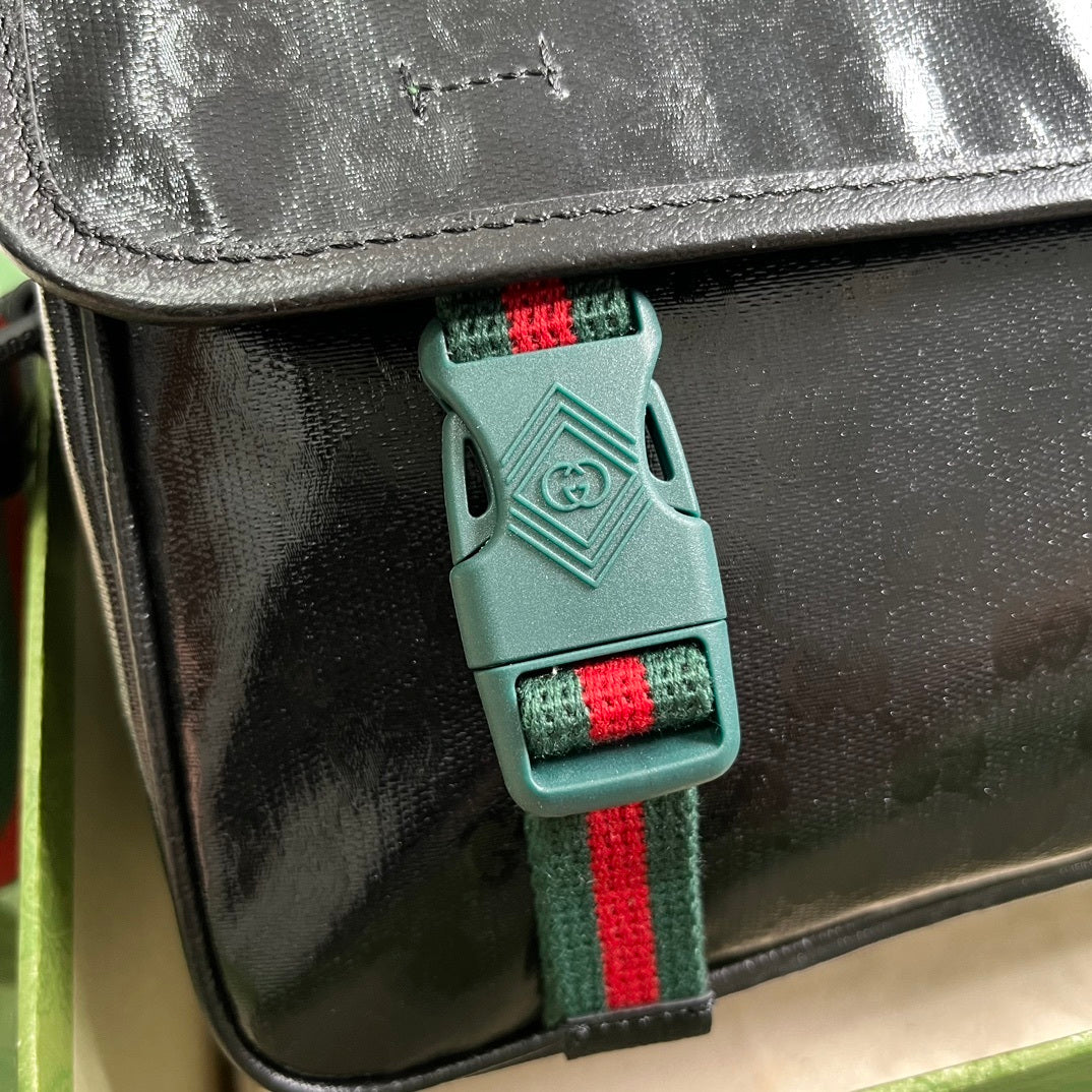 Gucci GG Crystal Canvas Messenger Bag