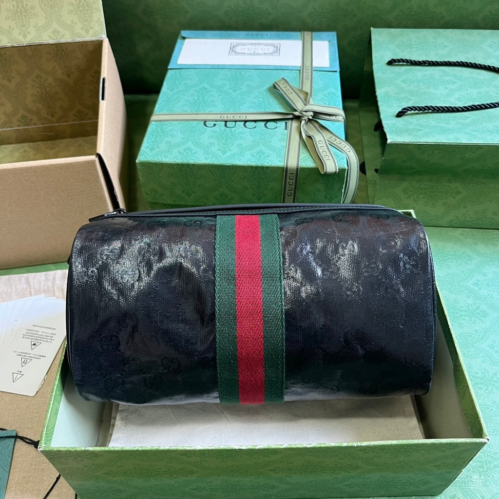 Gucci GG Crystal Canvas Toiletry Pouch