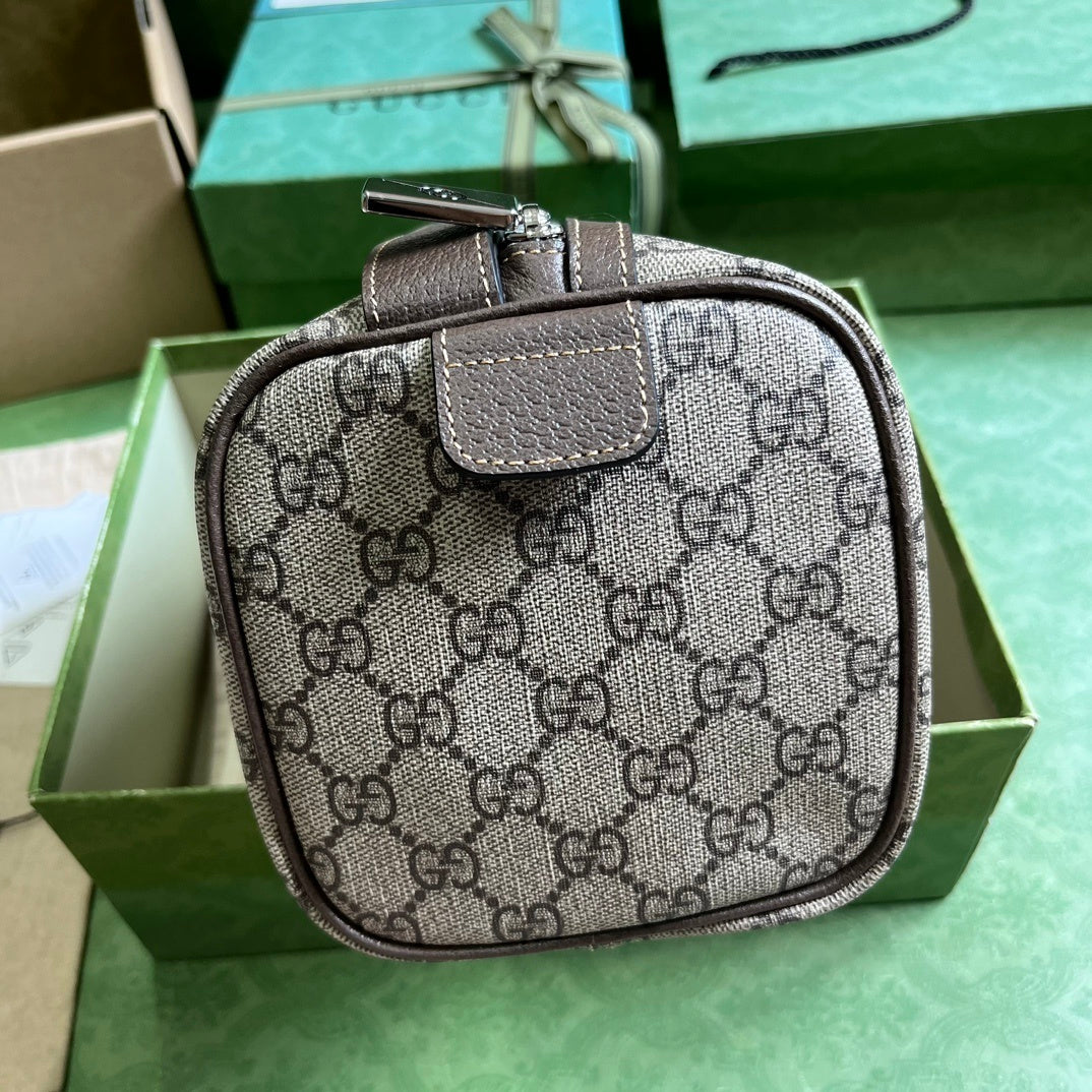 Gucci GG Crystal Canvas Toiletry Pouch