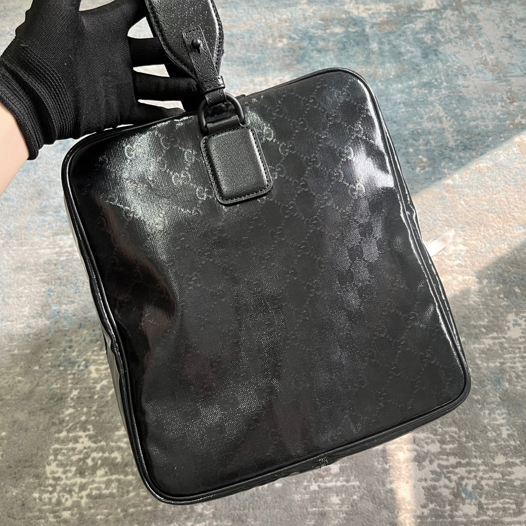 Gucci GG Crystal Canvas Large Travel Bag