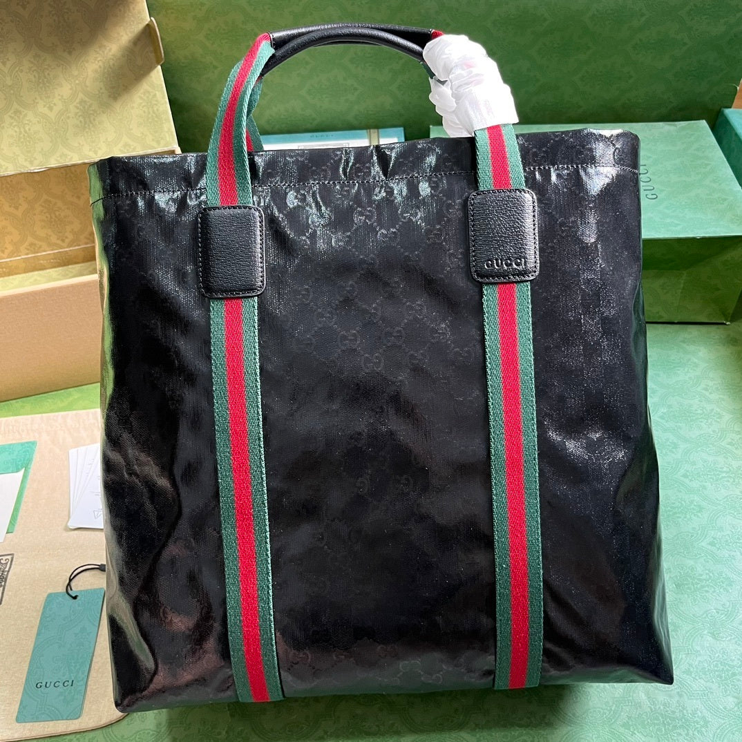 Gucci GG Crystal Canvas Medium Tote Bag