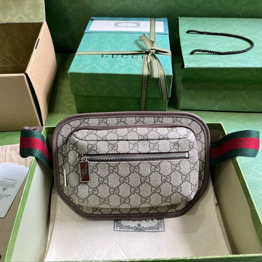 Gucci Super GG Leather Clutch