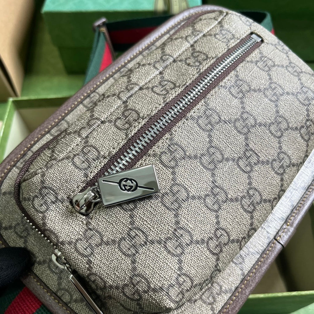 Gucci Super GG Leather Clutch