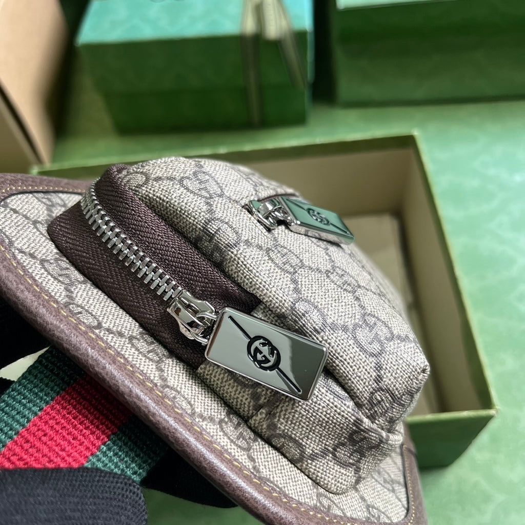 Gucci Super GG Leather Clutch