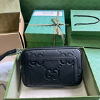 Gucci Super GG Leather Clutch