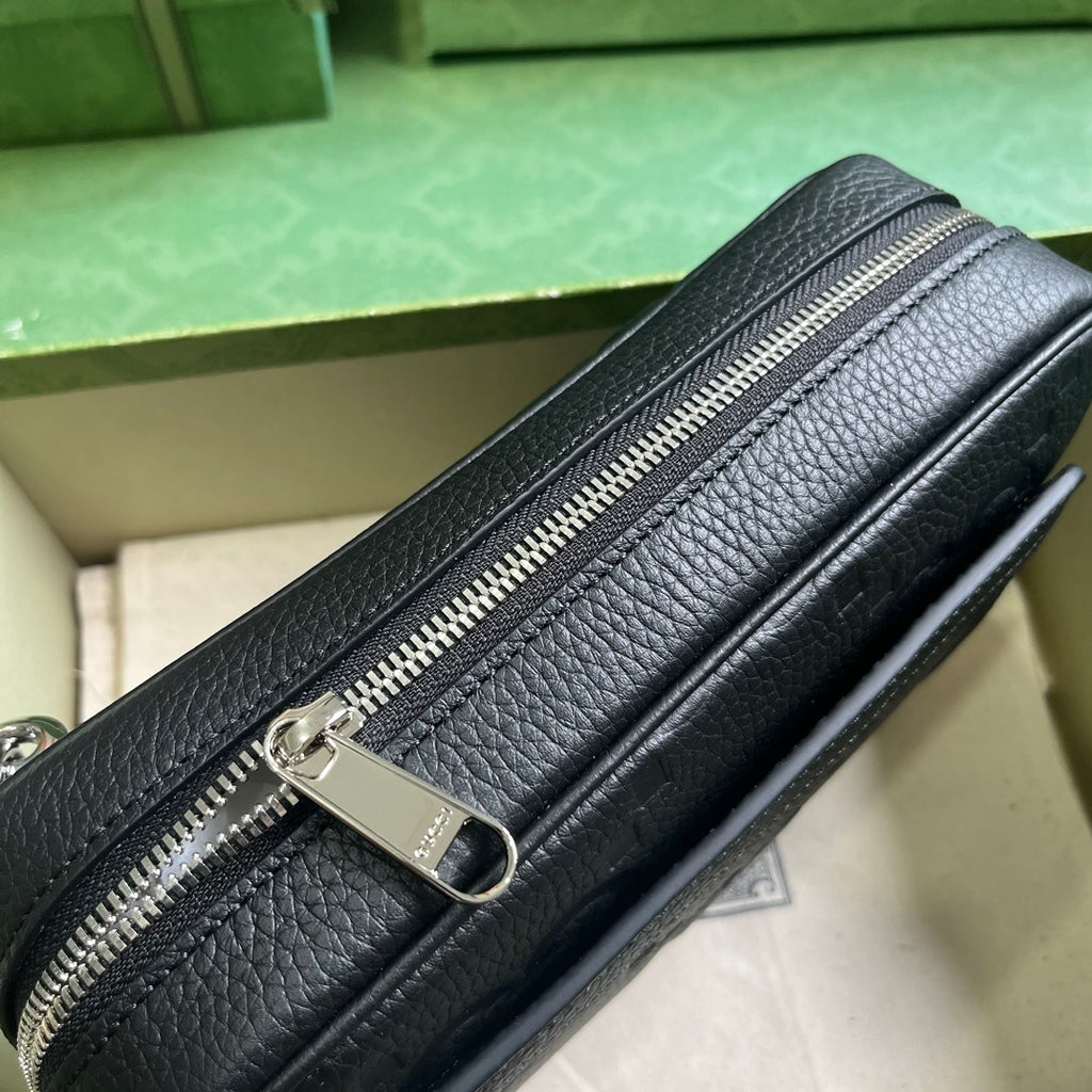 Gucci Super GG Leather Clutch