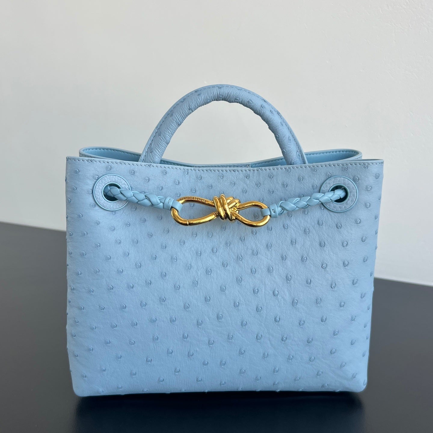 Bottega Veneta Andiamo Handbag (Ostrich Leather)