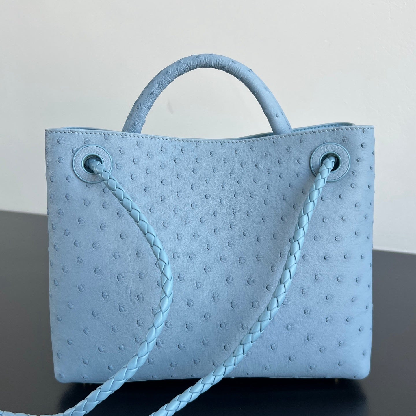 Bottega Veneta Andiamo Handbag (Ostrich Leather)