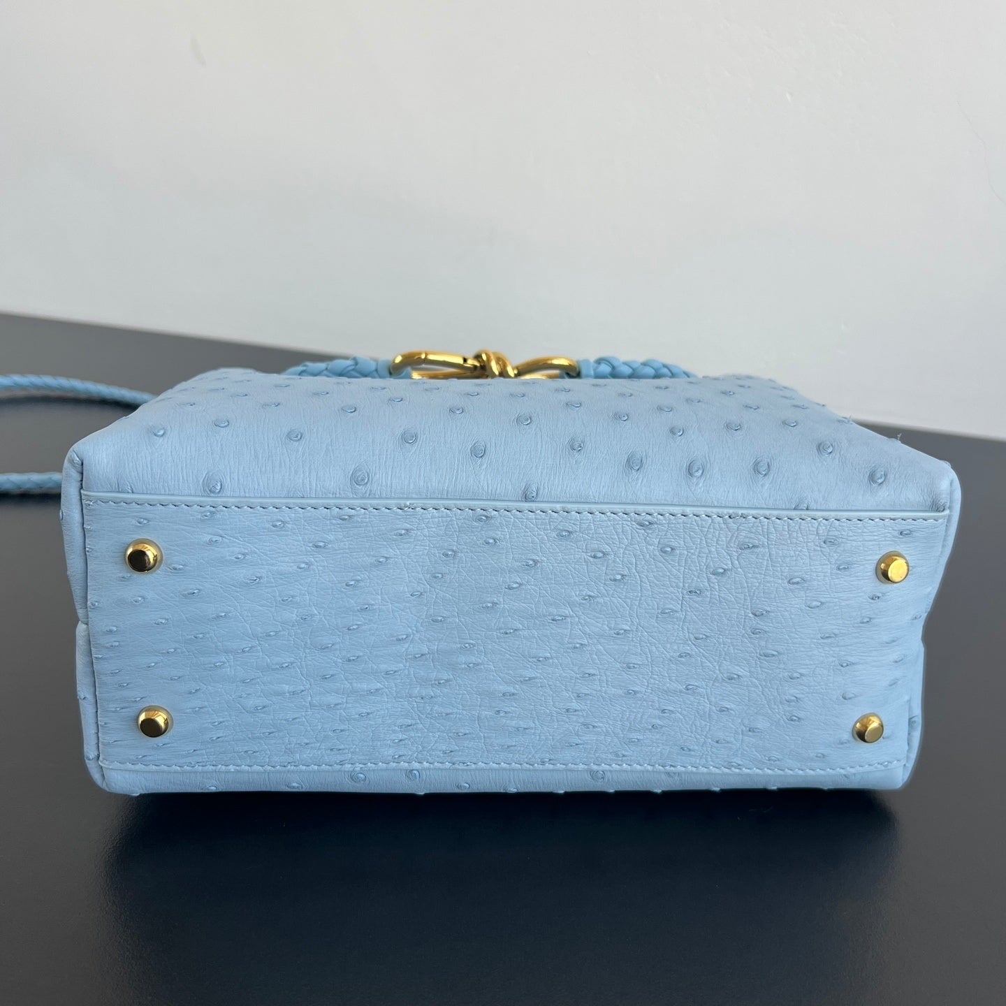 Bottega Veneta Andiamo Handbag (Ostrich Leather)