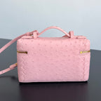 Bottega Veneta Ostrich Leather Cosmetic Bag
