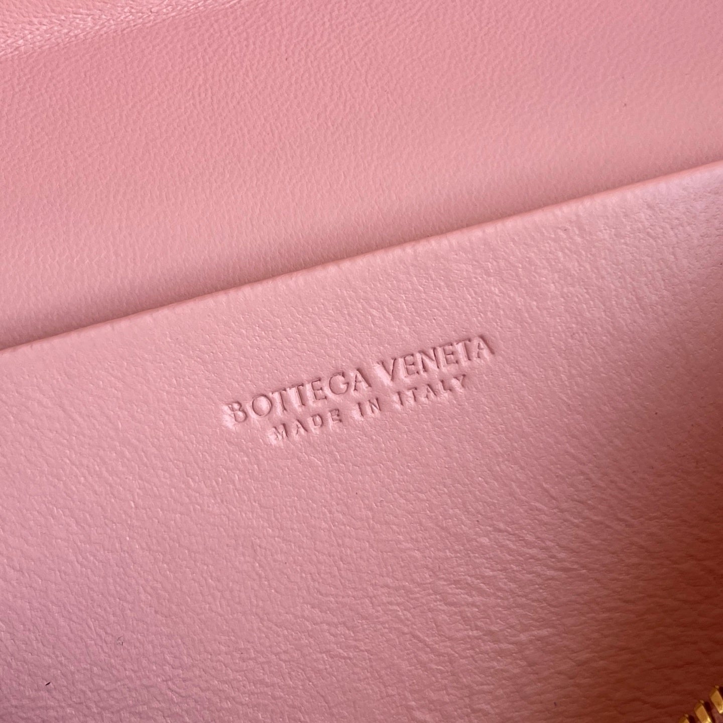 Bottega Veneta Ostrich Leather Cosmetic Bag
