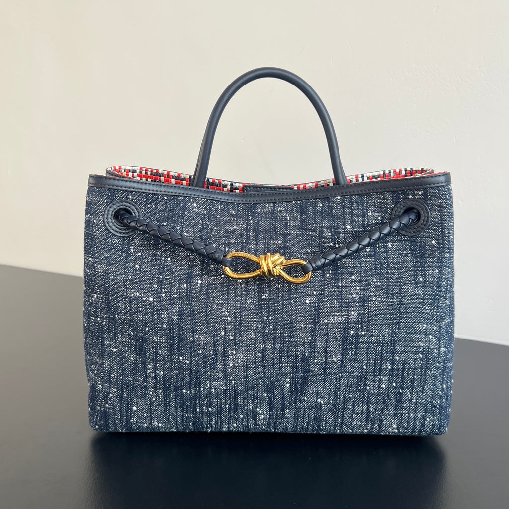 Bottega Veneta Andiamo Denim Bag