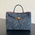 Bottega Veneta Andiamo Denim Bag