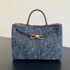 Bottega Veneta Andiamo Denim Bag