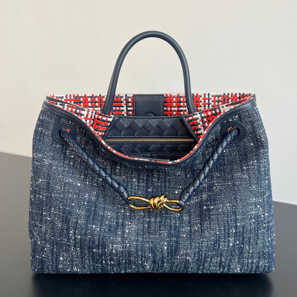 Bottega Veneta Andiamo Denim Bag
