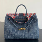 Bottega Veneta Andiamo Denim Bag