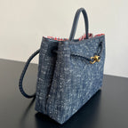 Bottega Veneta Andiamo Denim Bag