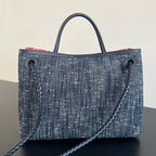 Bottega Veneta Andiamo Denim Bag