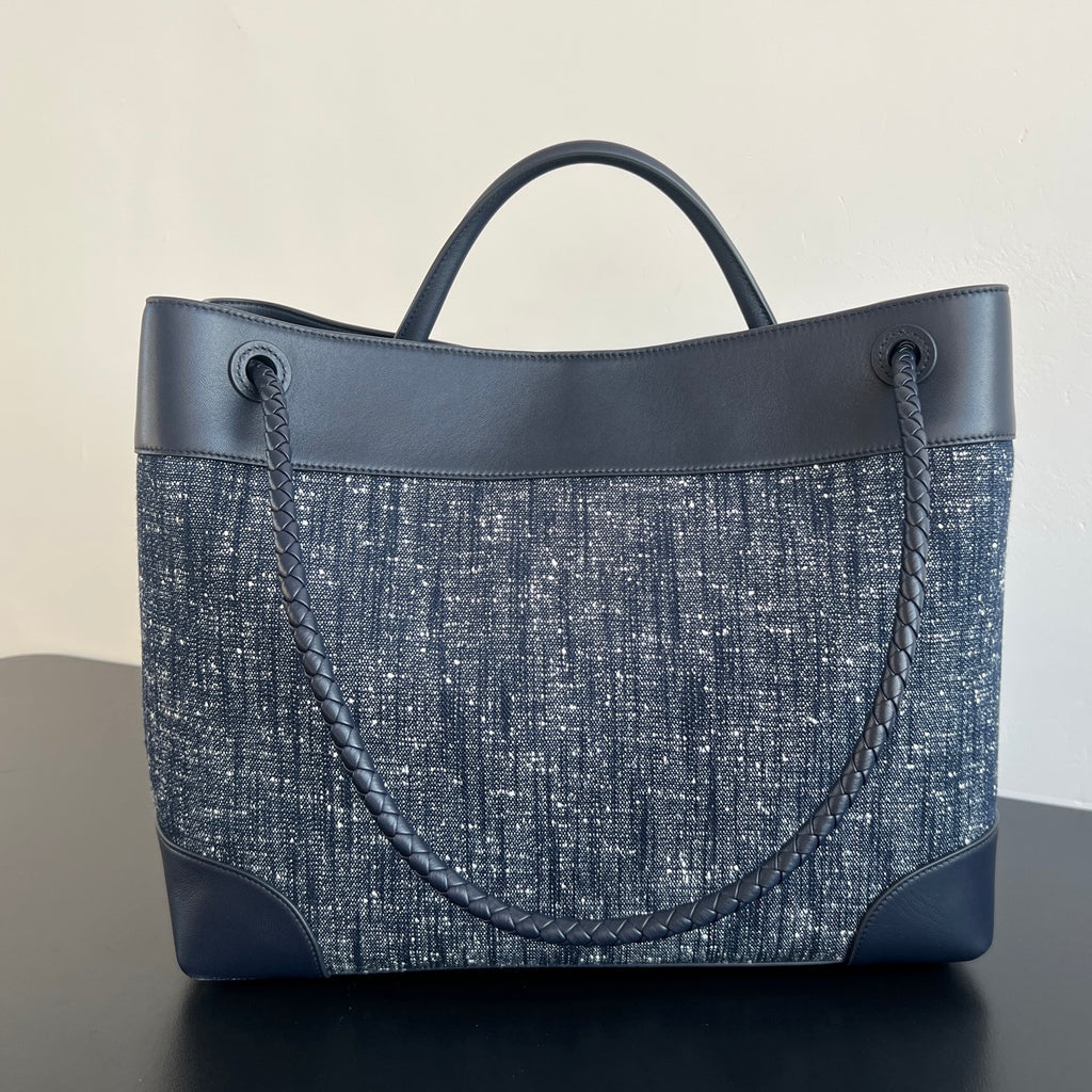 Bottega Veneta Andiamo Denim Large Bag