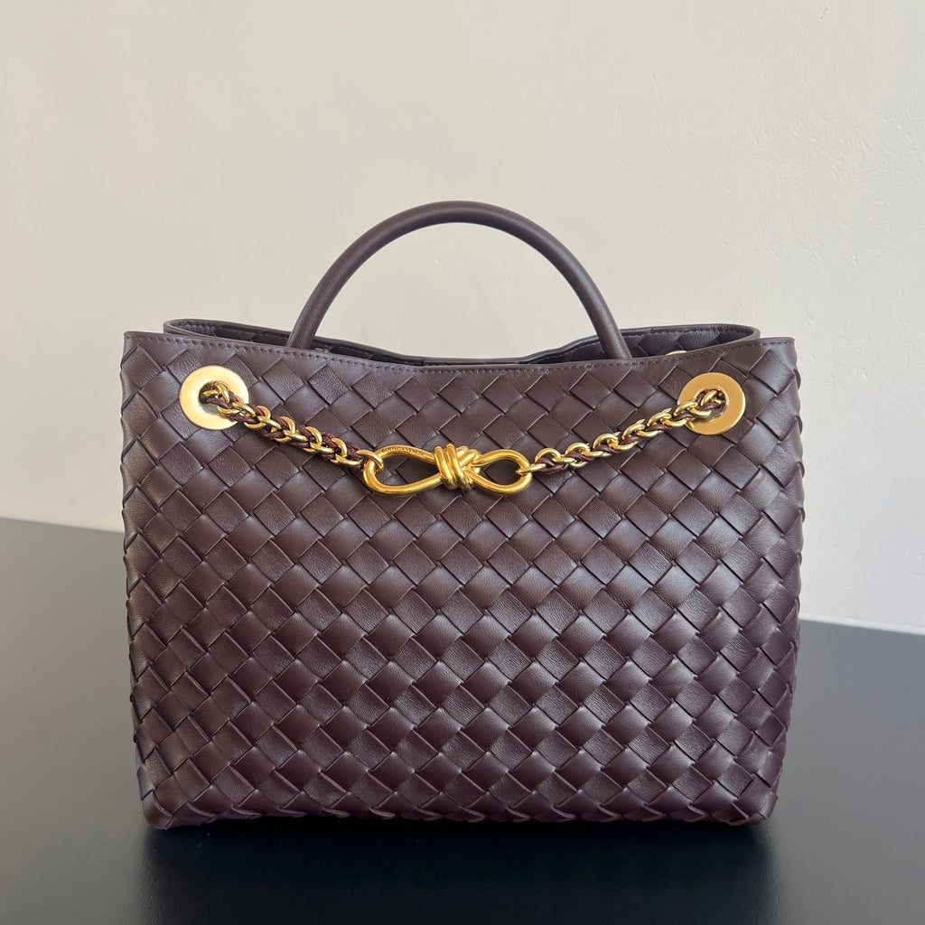 Bottega Veneta Chain-Interwoven Andiamo Bag