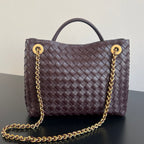 Bottega Veneta Chain-Interwoven Andiamo Bag