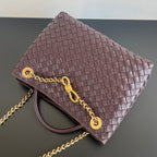 Bottega Veneta Chain-Interwoven Andiamo Bag