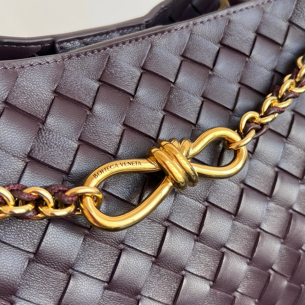 Bottega Veneta Chain-Interwoven Andiamo Bag