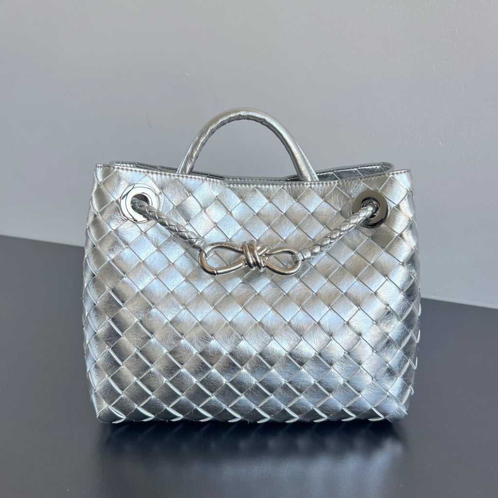 Bottega Veneta Andiamo Handbag (Metallic)