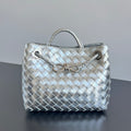 Bottega Veneta Andiamo Handbag (Metallic)