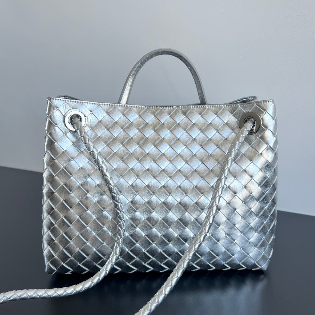 Bottega Veneta Andiamo Handbag (Metallic)