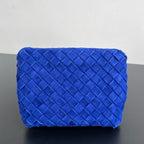 Bottega Veneta Intrecciato Suede Shoulder Bag