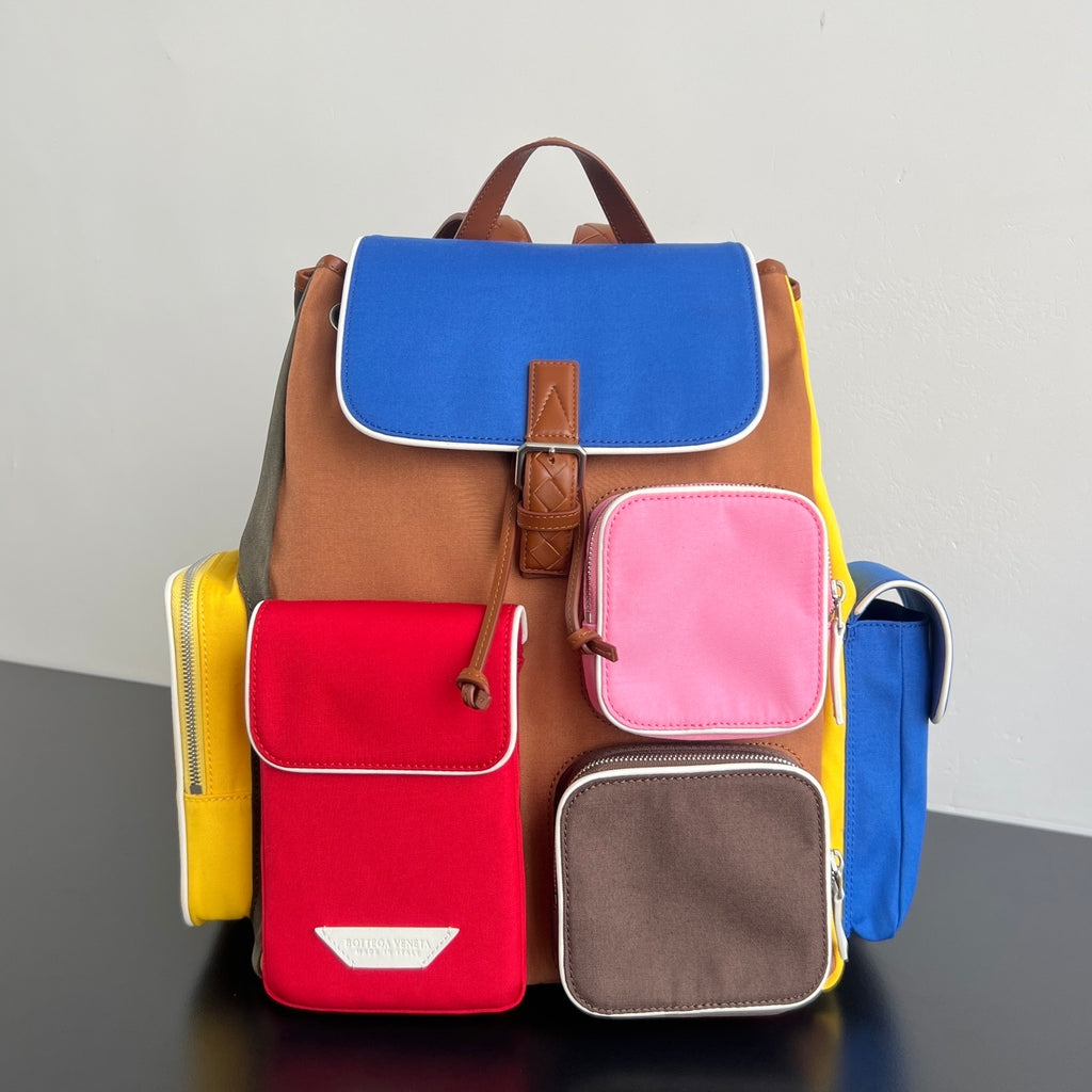 Bottega Veneta Crossroad Multi-Pocket Backpack
