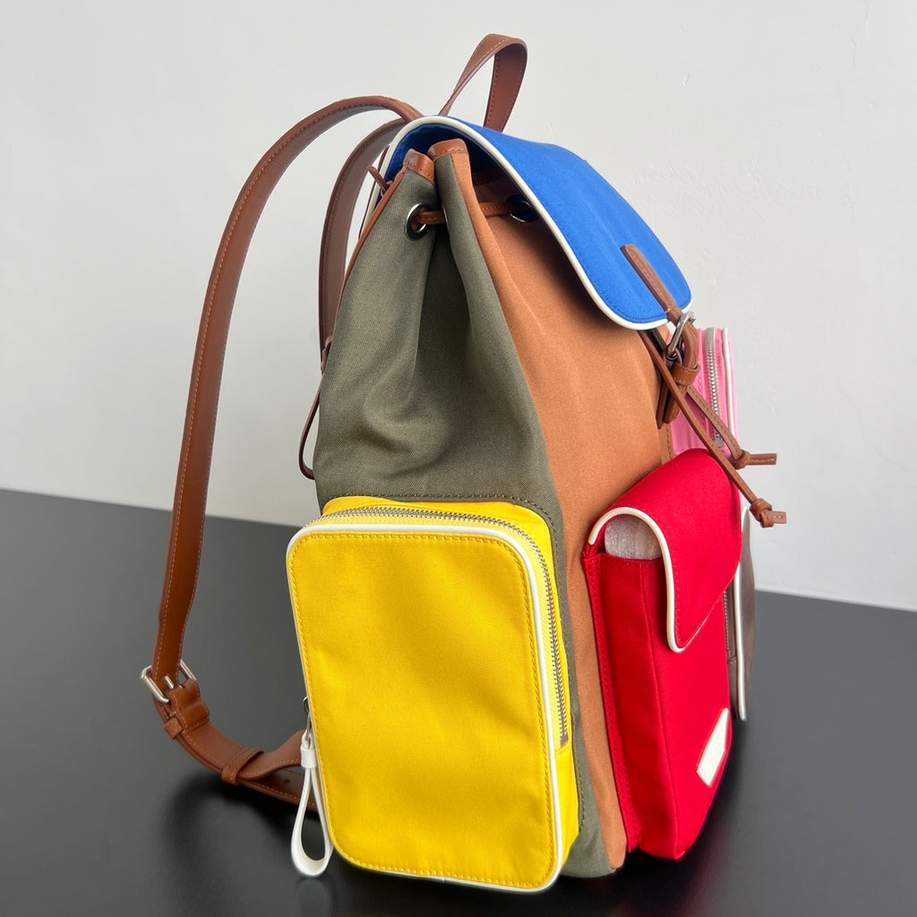 Bottega Veneta Crossroad Multi-Pocket Backpack