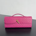 Bottega Veneta Andiamo Clutch (Ostrich Leather)