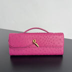 Bottega Veneta Andiamo Clutch (Ostrich Leather)
