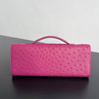 Bottega Veneta Andiamo Clutch (Ostrich Leather)