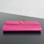 Bottega Veneta Andiamo Clutch (Ostrich Leather)