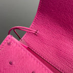 Bottega Veneta Andiamo Clutch (Ostrich Leather)